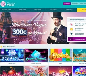 Monsieur vegas, casino en ligne en francais