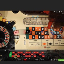 Exemple de roulette en ligne avec croupiers en direct