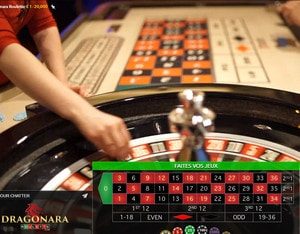 Dragonara Roulette en direct du Dragonara Casino de Malte