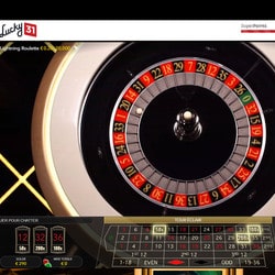Tirage au sort de la Lightning Roulette au casino Lucky 31