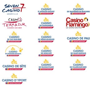 16 casinos du Groupe Tranchant en France
