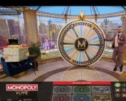 Mister Monopoly en 3D sur le jeu en live d'Evolution Gaming